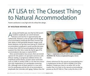 AT LISA tri: The Closest Thing to Natural Accommodation (by Wolfram Wehner)